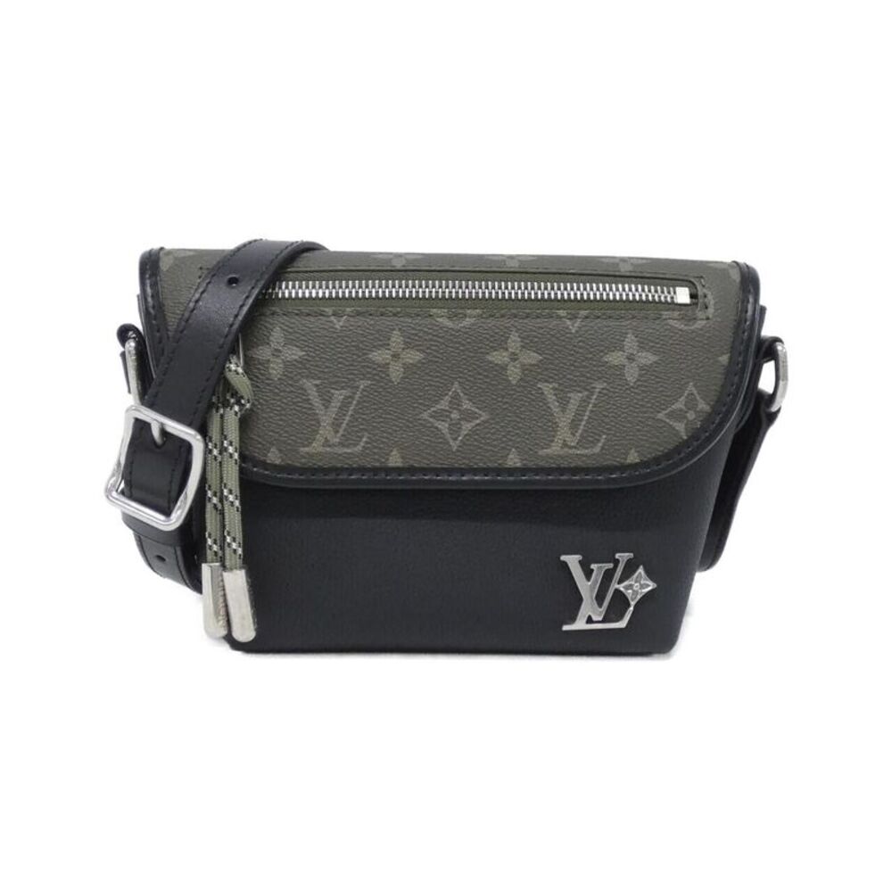 Louis Vuitton PULSE WEARABLE WALLET Coated Canvas Calf Shoulder Bag